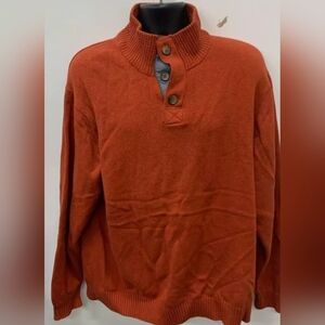 NWOT Weatherproof Vintage Men's Dark Orange Sweater Size XXL